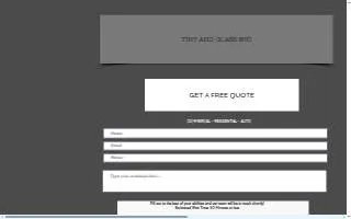 Tint & Glass Etc of Beverly Hills website