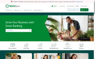WaFd Bank of Sun City website