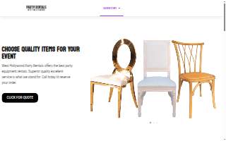 West Hollywood Party Rentals of Beverly Hills