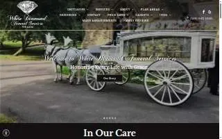 White Diamond Funeral Services website