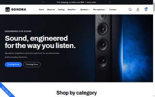 Sonora Tires website