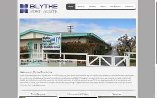 Blythe Post Acute website