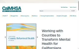 California Mental Health of Blythe website