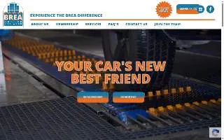 Brea Express Car Wash website