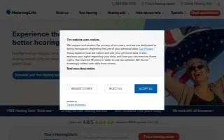 HearingLife Hearing Aid Center of Brea CA website