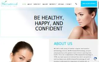 Brentwood Dermatology website