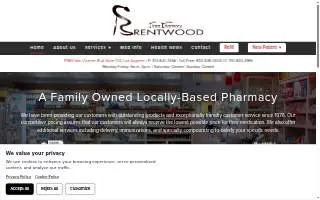Brentwood Plaza Pharmacy website