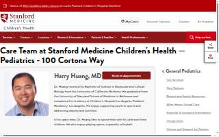 Harry Huang, MD - Stanford Medicine Children's Health