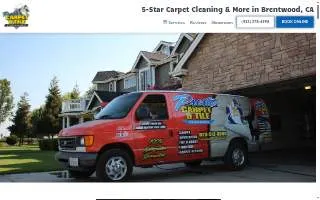 Presto Carpet Cleaning of Brentwood website