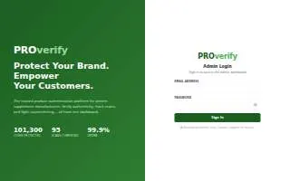 Proverify website