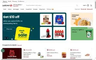 Safeway Pharmacy website