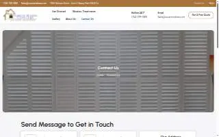 Creative Window Coverings inc website