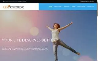 EK Orthopedic Advanced Pain & Spine Dr. Edward Kolpin website