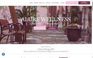 Alure Wellness Inc. website