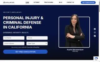 Antn Law Apc website