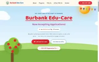 Burbank Edu-Care Preschool & Kindergarten website
