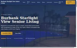 Burbank Starlight View Senior Living Inc. website