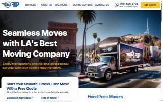 Fixed Price Movers Inc. website