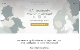 Interior Design Firm: A Psychotherapy Practice website