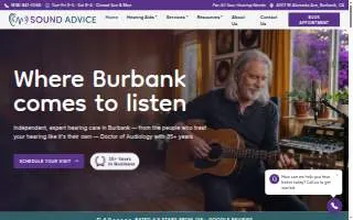 Sound Advice of Burbank website