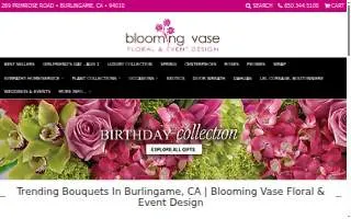 Blooming Vase website