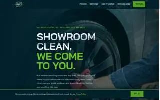 Check Car Wash & Detailing Mobile website