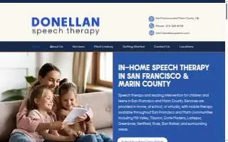 Donellan Speech Therapy - San Mateo County website