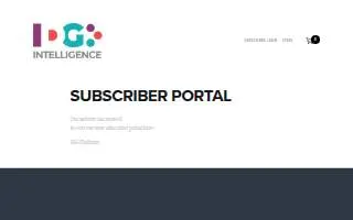 IDG Consulting website