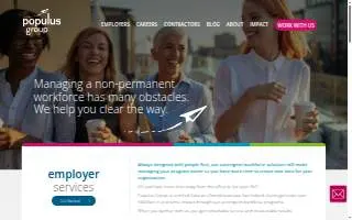 Populus Group of Burlingame website