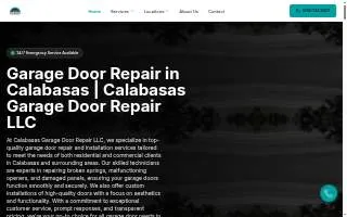 Calabasas Garage Door Repair LLC website