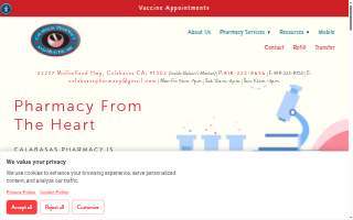 Calabasas Pharmacy website
