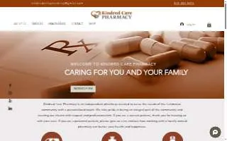 Kindred Care Pharmacy website