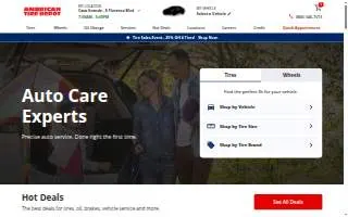American Tire Depot of Camarillo website