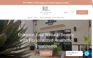 Beauty Lounge Med Spa of Camarillo website