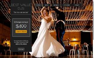 Best Value DJs website