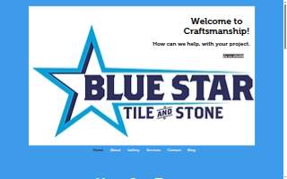Blue Star Tile & Stone website