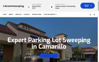 CalCoast Sweeping & Pressure Washing website