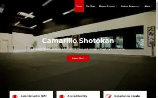 Camarillo Shotokan Karate website