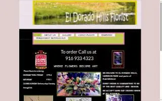 El Dorado Hills Florist™ website