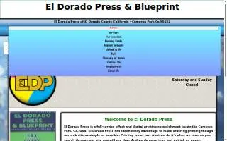 El Dorado Press & Blueprint website
