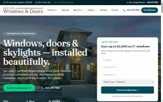 Bentson Windows and Doors website
