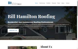 Bill Hamilton Roofing Inc website
