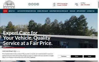 Campbell Motor Center website