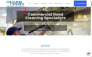 Clean Vent website