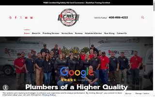 CMS Plumbing website
