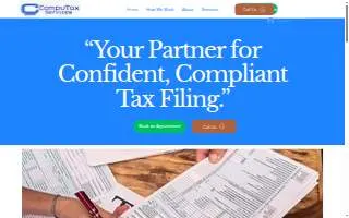 CompuTax Services website