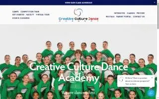 Creative Culture Dance Academy website