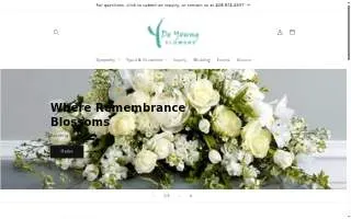 De Young Flowers website