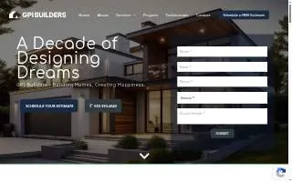 GPI Builders website