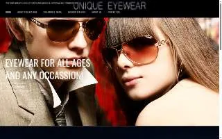 Unique Eyewear website